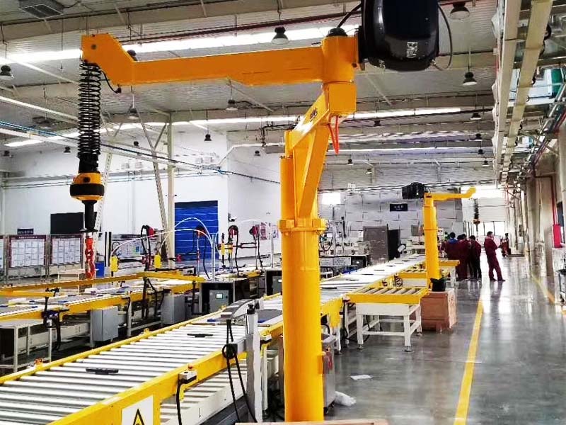 車(chē)間工位電動(dòng)葫蘆折臂吊 車(chē)間工位電動(dòng)葫蘆折臂吊