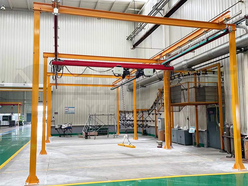 KBK起重機搭配電磁吊具